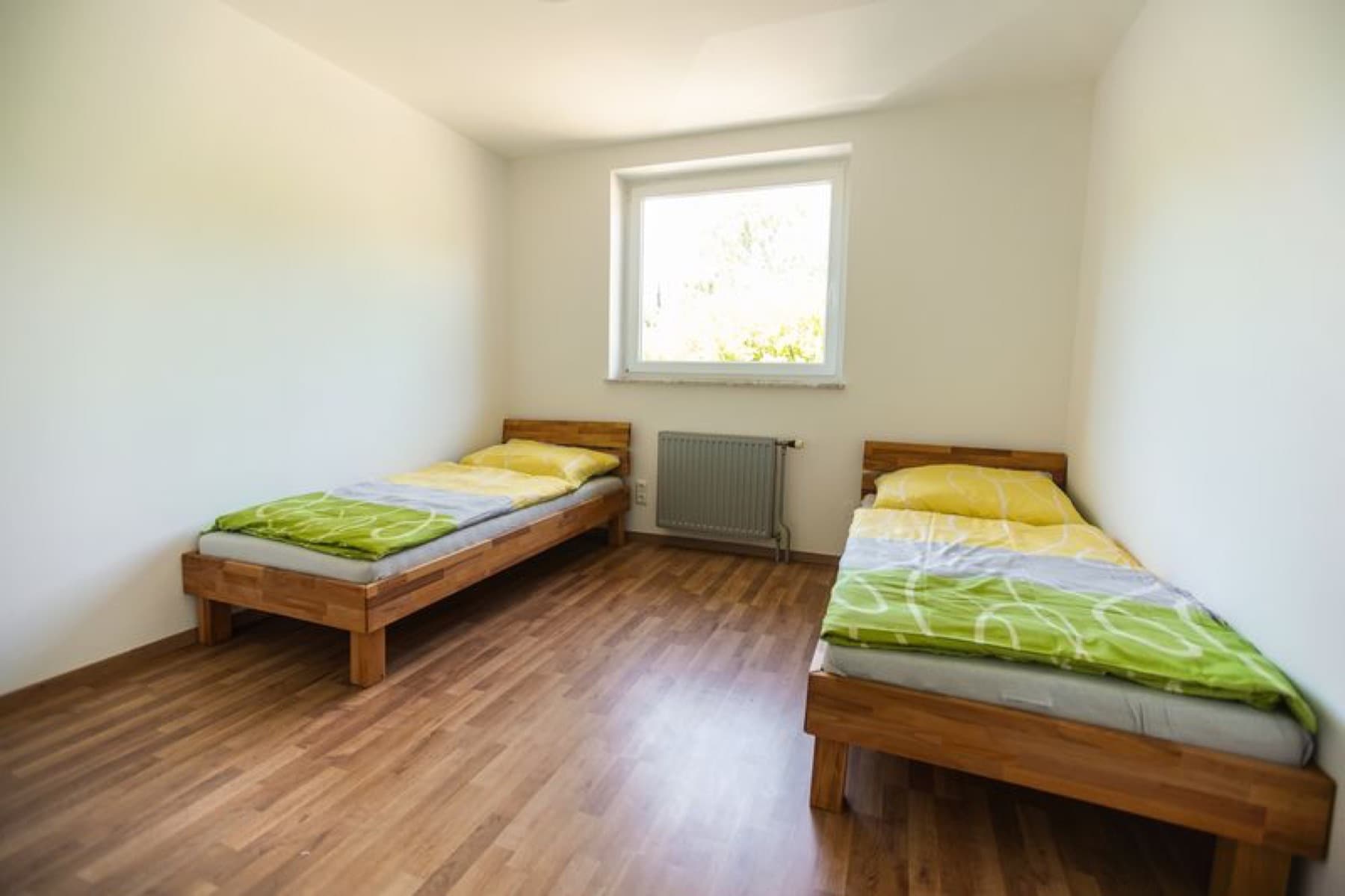Doppelzimmer mit zwei Einzelbetten